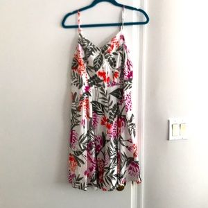 Thin strapped dress (floral)